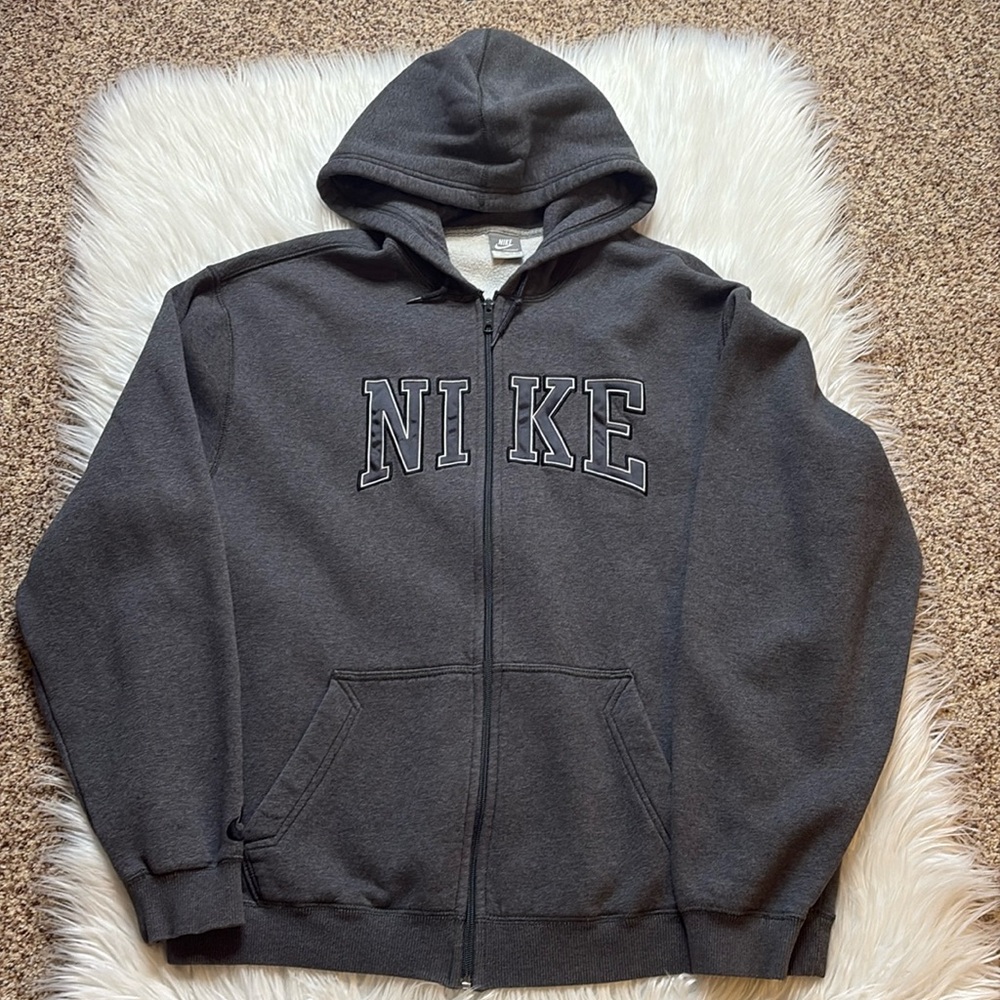 Vintage Nike Zip Up Hoodie, Size XXL